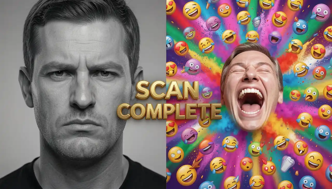 Face Scan Simulation: Biometric Data Humor and Algorithmic Aesthetics - Guide